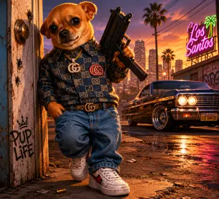 OG Pup mascot